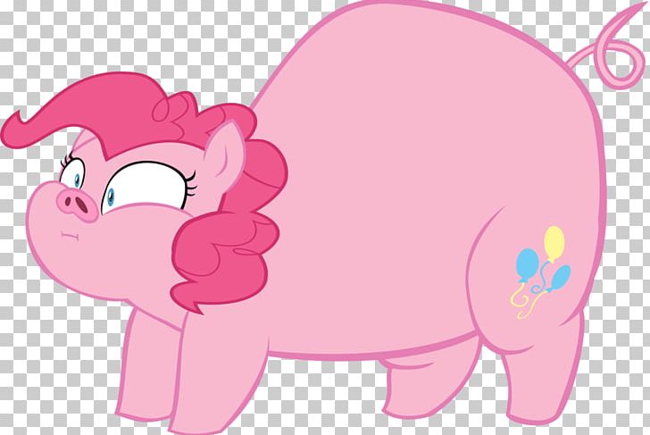 Pinkie Pie Domestic Pig Rainbow Dash PNG, Clipart, Animals, Cartoon, Drawing, Ear, Elephant Free PNG Download