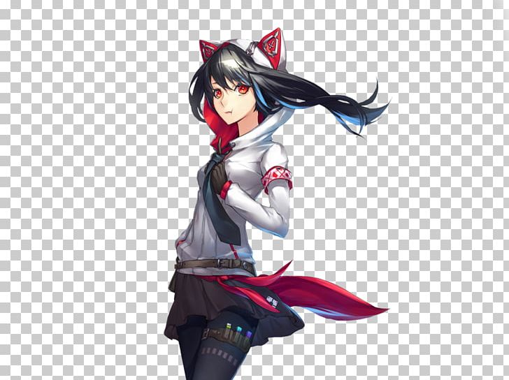 Anime Catgirl Female Black Hair Manga PNG, Clipart, Action Figure, Anime, Black Hair, Cartoon, Catgirl Free PNG Download