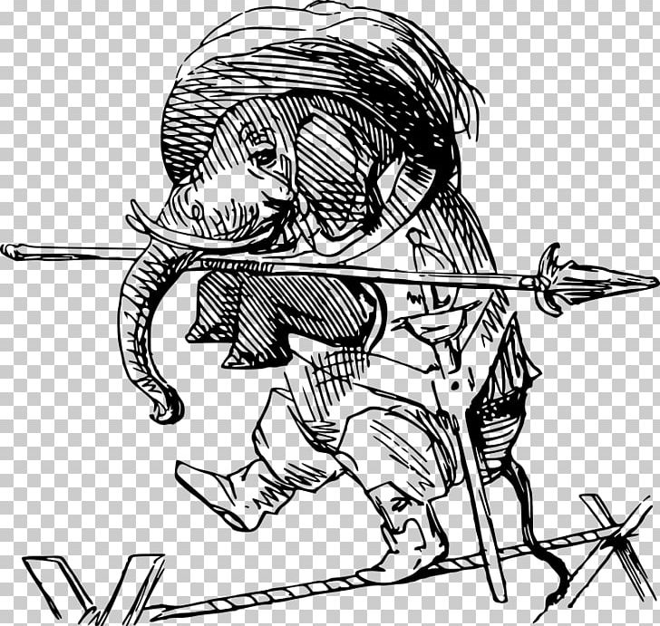 Something Wrong Giuseppe Favia Elephantidae Into The Stab PNG, Clipart, Arm, Art, Artwork, Black And White, Cold Weapon Free PNG Download