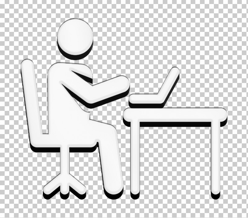Day In The Office Pictograms Icon Worker Icon Work Icon PNG, Clipart, Black, Chair, Day In The Office Pictograms Icon, Geometry, Hm Free PNG Download