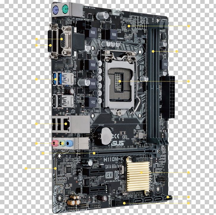 Intel Motherboard LGA 1151 MicroATX ASUS PNG, Clipart, Asus, Central Processing Unit, Computer Component, Computer Hardware, Cpu Free PNG Download