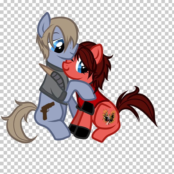 Pony Leon S. Kennedy Claire Redfield Chris Redfield Resident Evil 2 PNG, Clipart, Animals, Cartoon, Claire Redfield, Cuteness, Deviantart Free PNG Download