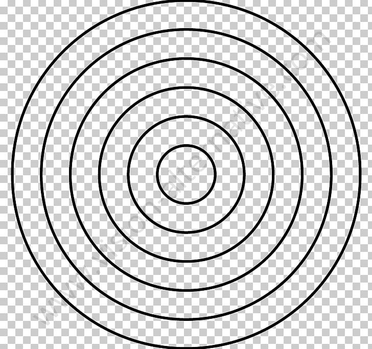 Circle Concentric Objects Point Visual Perception Angle PNG, Clipart, Angle, Area, Astigmatism, Black And White, Circle Free PNG Download