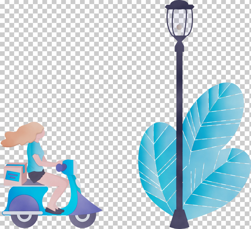 Turquoise Vehicle Scooter Kick Scooter PNG, Clipart, Delivery, Girl, Kick Scooter, Motorcycle, Paint Free PNG Download