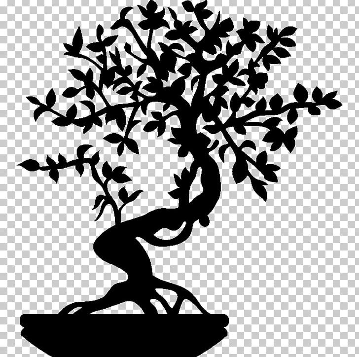 Bonsai Adhesive Partition Wall Tree Room PNG, Clipart, Architectural Engineering, Artwork, Black And White, Branch, Coating Free PNG Download
