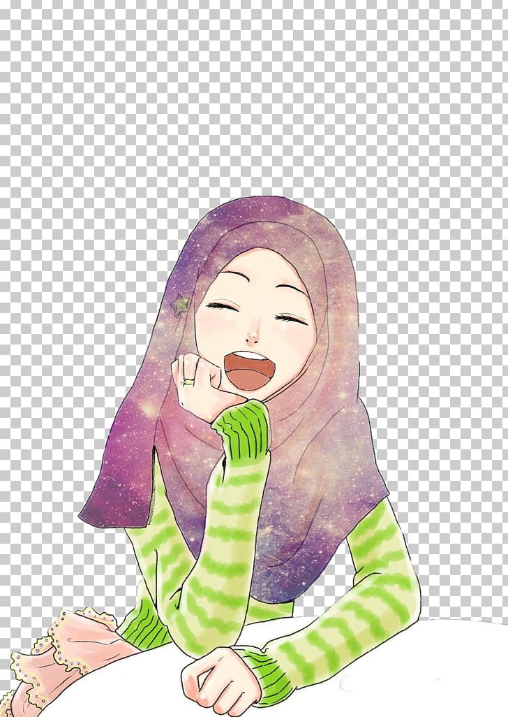 Muslim Drawing Islam Hijab PNG, Clipart, Alhamdulillah, Anime, Art, Cartoon, Cheek Free PNG Download