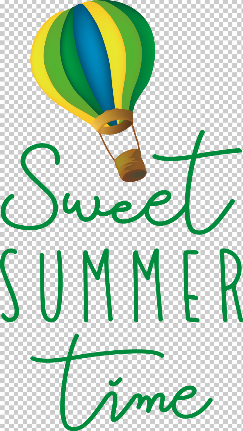 Sweet Summer Time Summer PNG, Clipart, Balloon, Green, Happiness, Leaf, Line Free PNG Download