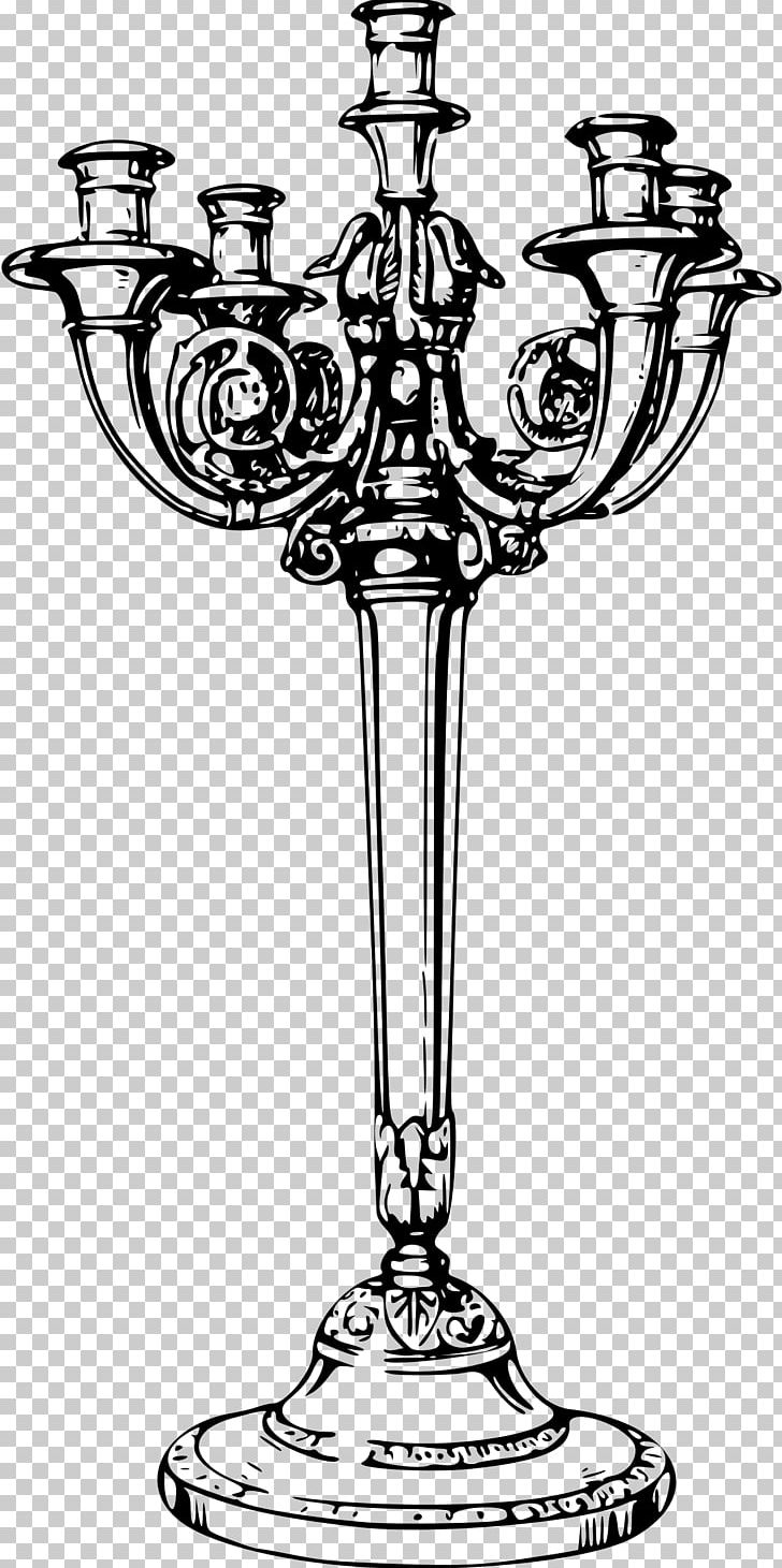 Candlestick Candelabra PNG, Clipart, Black And White, Candelabra, Candle, Candle Holder, Candlestick Free PNG Download