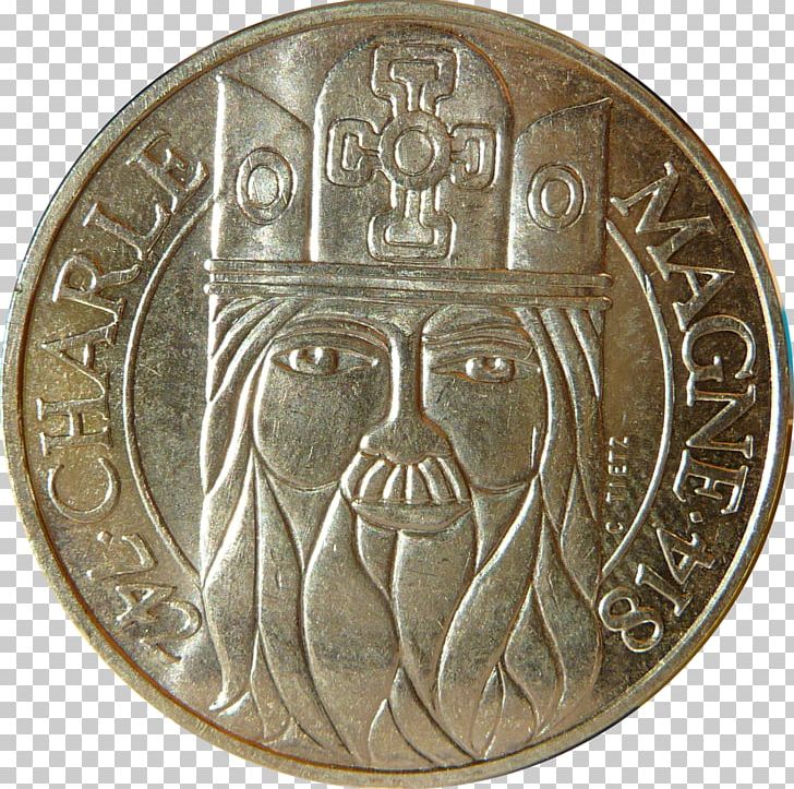 Coin Pièce De 100 Francs Charlemagne France French Franc Pièce De 50 Francs Hercule PNG, Clipart, Banknote, Bronze, Bronze Medal, Charlemagne, Coin Free PNG Download