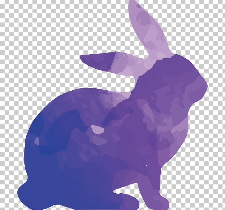 Rabbit Silhouette Watercolor Painting PNG, Clipart, Animal Sauvage, Animal Vector, Art, Colo, Color Free PNG Download