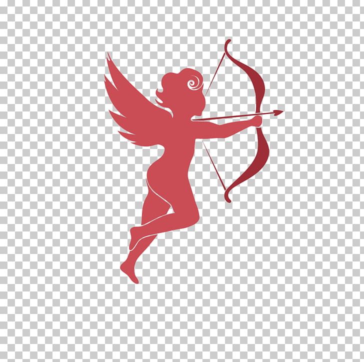 red cupid clipart