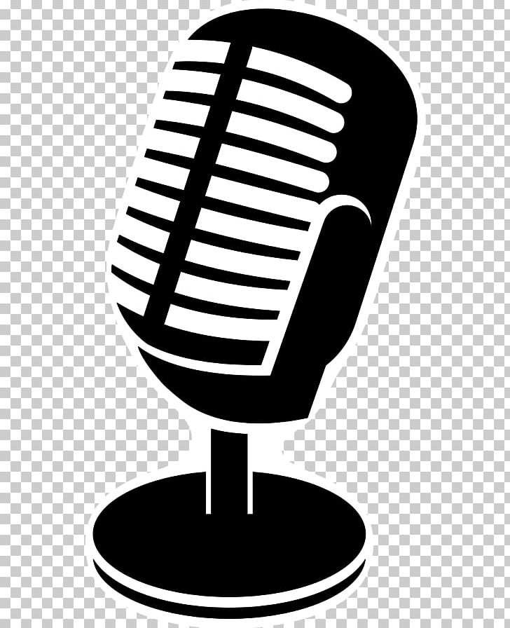 Microphone Podcast YouTube Talk Radio PNG, Clipart, Audio, Audio Equipment, Black And White, Chair, Condensatormicrofoon Free PNG Download