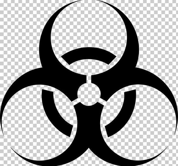Biological Hazard Symbol Dangerous Goods PNG, Clipart, Biohazard Symbol, Biological Hazard, Black And White, Circle, Dangerous Goods Free PNG Download
