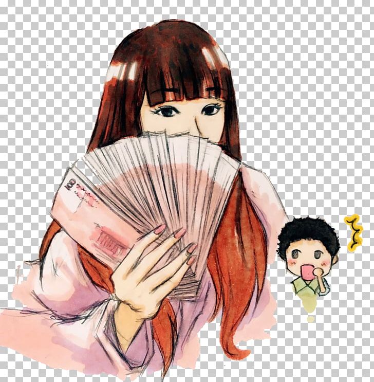 Money Bank PNG, Clipart, Anime, Art, Black Hair, Brown Hair, Business Woman Free PNG Download