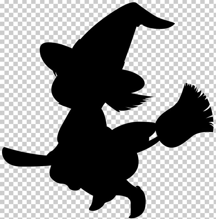 Witchcraft Silhouette Child PNG, Clipart, Animals, Artwork, Beak, Bird, Black Free PNG Download