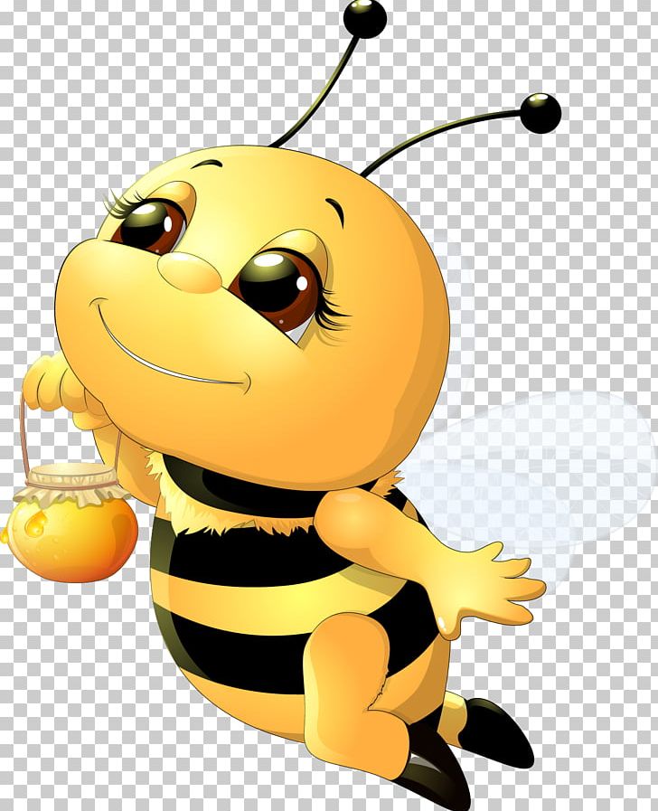 Honey Bee Cartoon PNG, Clipart, Bee, Bee Hive, Bees Honey, Bees Vector,  Computer Wallpaper Free PNG