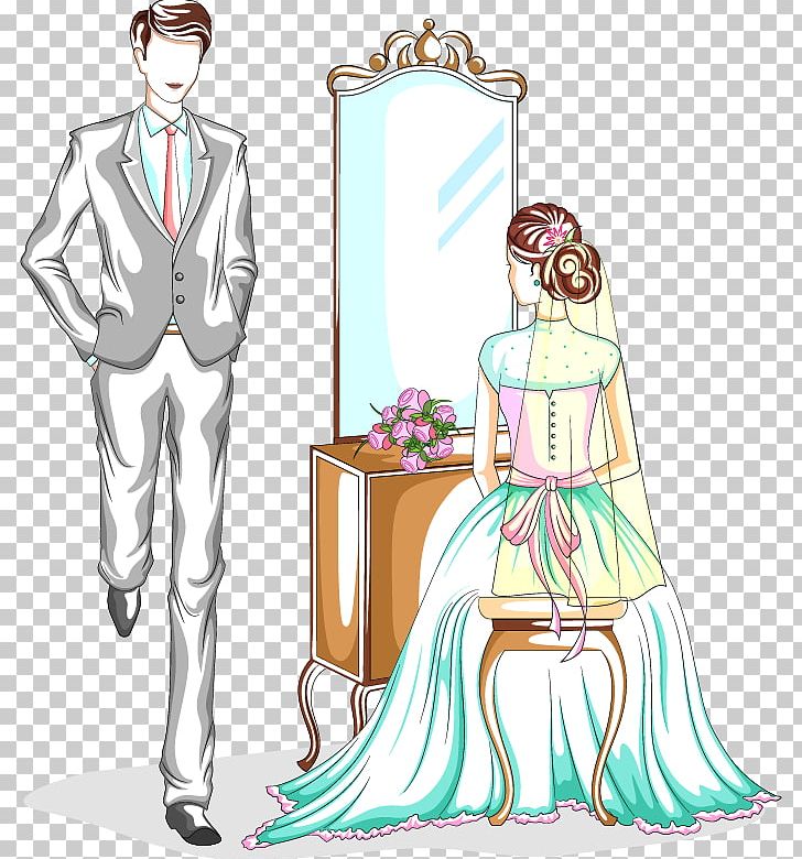Marriage Bridegroom Romance Wedding PNG, Clipart, Bride, Couple, Fashion Design, Fashion Illustration, Fictional Character Free PNG Download