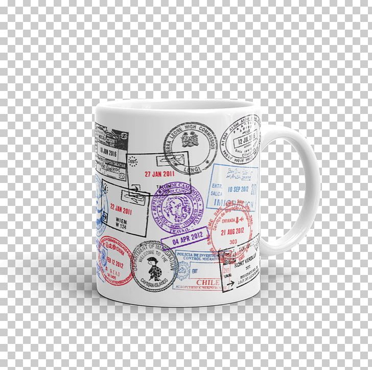 Mug Passport Stamp Rubber Stamp Postage Stamps PNG, Clipart, Brazilian Passport, Ceramic, Cup, Drinkware, Handle Free PNG Download