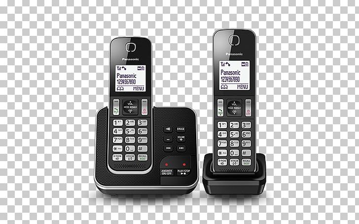 Panasonic KX-TGD323E Cordless Telephone Digital Enhanced Cordless Telecommunications PNG, Clipart, Answering Machine, Answering Machines, Black Silver, Caller Id, Cellular Network Free PNG Download