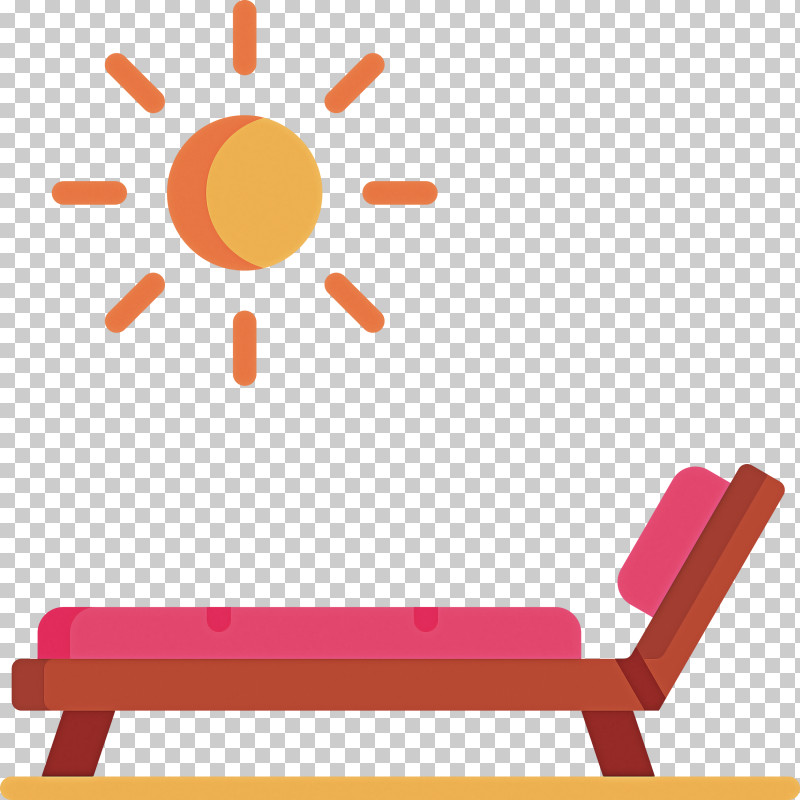 Beach Chair Summer PNG, Clipart, Beach Chair, Furniture, Orange, Pink, Room Free PNG Download