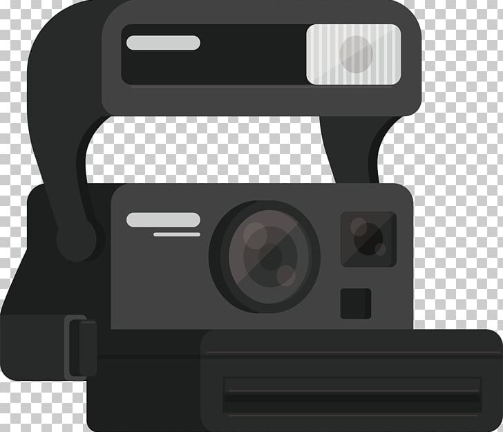 Instant Camera Polaroid Corporation PNG, Clipart, Angle, Black Background, Black Hair, Black Vector, Camera Free PNG Download