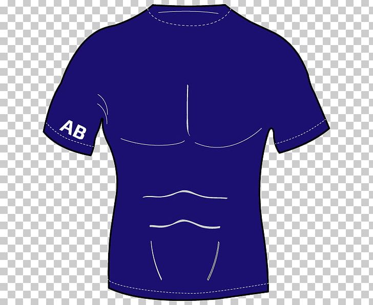 T-shirt Shoulder Sleeve Uniform Outerwear PNG, Clipart, Active Shirt, Black, Blue, Clothing, Cobalt Blue Free PNG Download