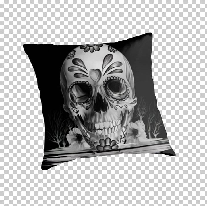 Throw Pillows Skull Calavera Cushion PNG, Clipart, Bag, Bed, Bone, Calavera, Couch Free PNG Download