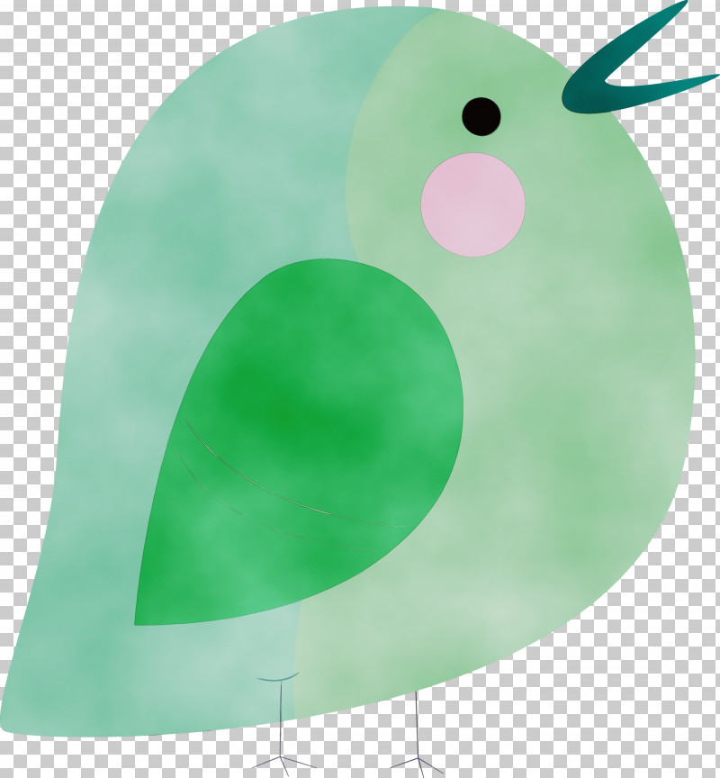 Green PNG, Clipart, Cartoon Bird, Cute Bird, Green, Paint, Watercolor Free PNG Download