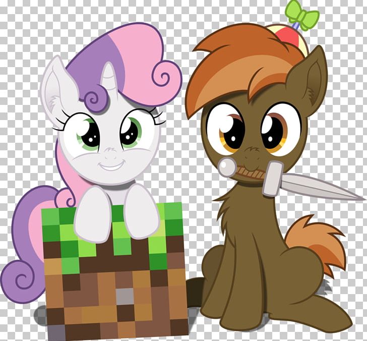 Minecraft Sweetie Belle My Little Pony Rarity PNG, Clipart, Carnivoran, Cartoon, Cat Like Mammal, Dog Like Mammal, Fictional Character Free PNG Download