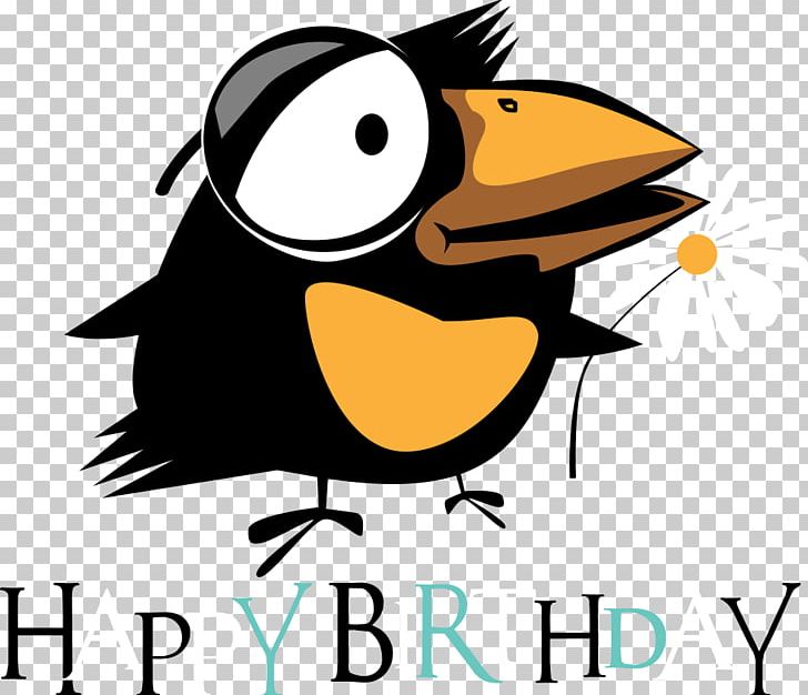 Bird Penguin Birthday Illustration PNG, Clipart, Animal, Animal Vector, Artwork, Birthday Card, Cartoon Free PNG Download