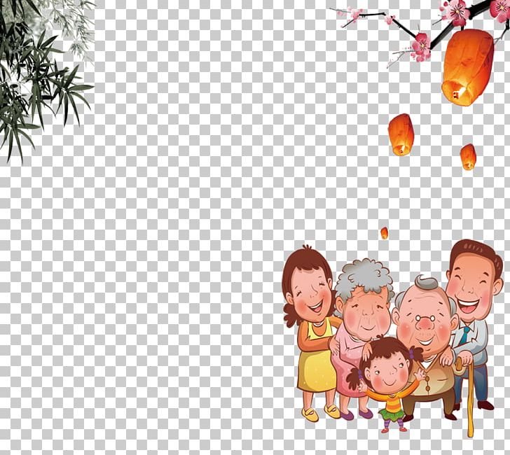 Cartoon Family Sticker Illustration PNG, Clipart, Child, Decoration, Download, Drawing, Family Tree Free PNG Download