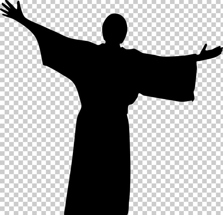 Christian Cross Silhouette Christianity Crucifixion Of Jesus PNG, Clipart, Arm, Black, Black And White, Christ, Christian Cross Free PNG Download