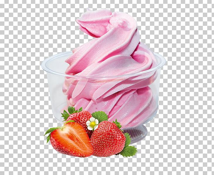 Frozen Yogurt Ice Cream Strawberry Yoghurt Soft Serve PNG, Clipart, Cream, Dairy Product, Dessert, Flavor, Food Free PNG Download