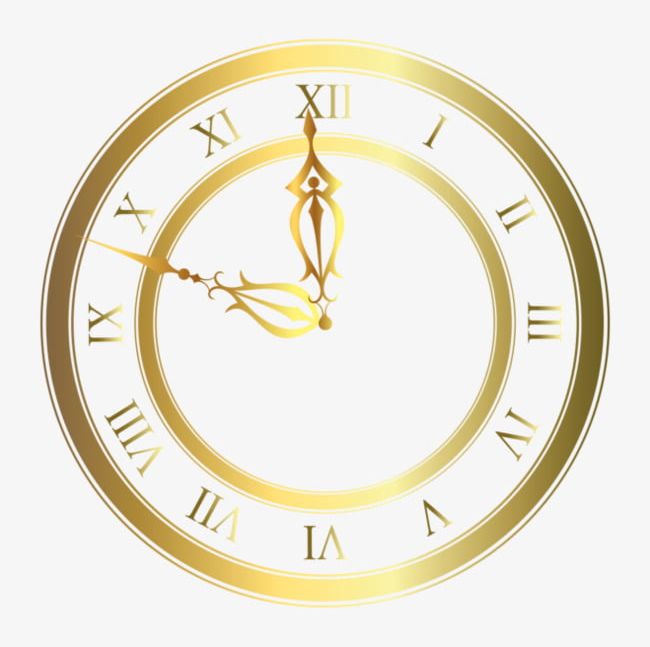 Gold Clock PNG, Clipart, Clock, Clock Clipart, Europe, Gold Clipart, Golden Free PNG Download