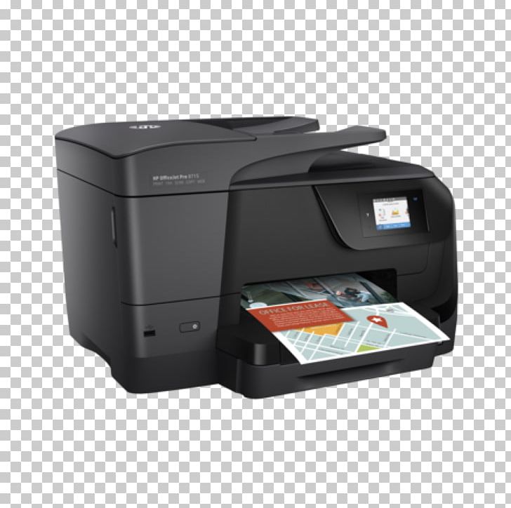 Hewlett-Packard HP Officejet Pro 8715 Multi-function Printer PNG, Clipart, Allinone, Angle, Brands, Duplex Printing, Electronic Device Free PNG Download