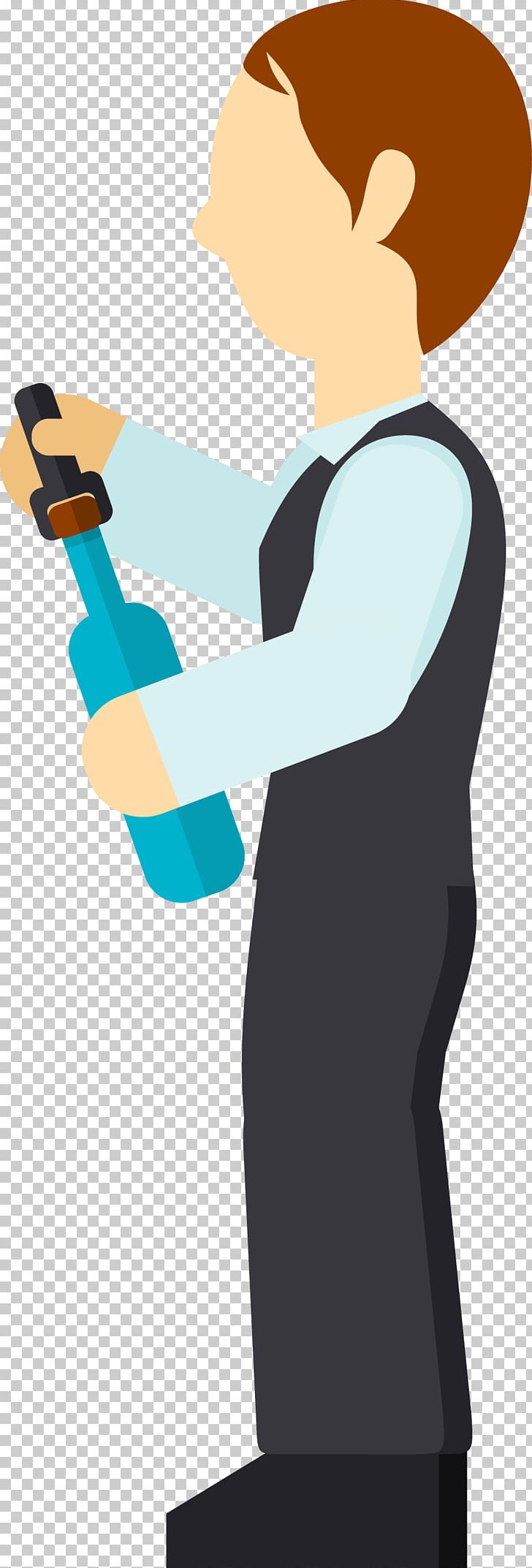 Red Wine Waiter PNG, Clipart, Arm, Cartoon Man, Cartoon Waiter, Communication, Download Free PNG Download