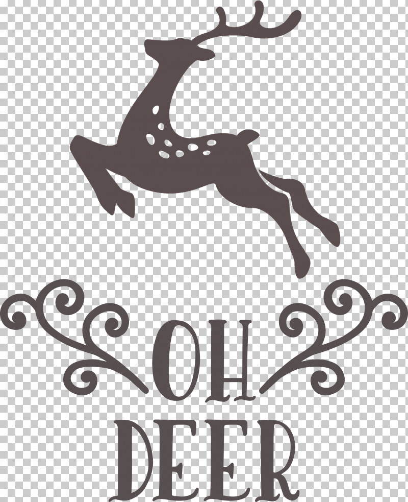 OH Deer Rudolph Christmas PNG, Clipart, Antler, Black And White M, Christmas, Christmas Archives, Data Free PNG Download