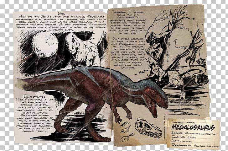Megalosaurus ARK: Survival Evolved Dinosaur Allosaurus Pachyrhinosaurus PNG, Clipart, Allosaurus, Ark Survival Evolved, Carnivore, Daeodon, Dinosaur Free PNG Download