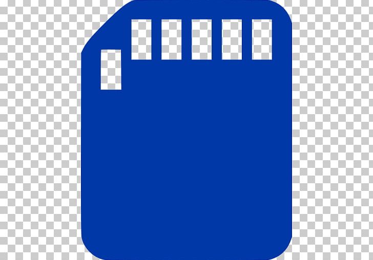 Computer Icons Laptop Flash Memory Cards Computer Data Storage Secure Digital PNG, Clipart, Area, Blue, Brand, Card Icon, Computer Free PNG Download