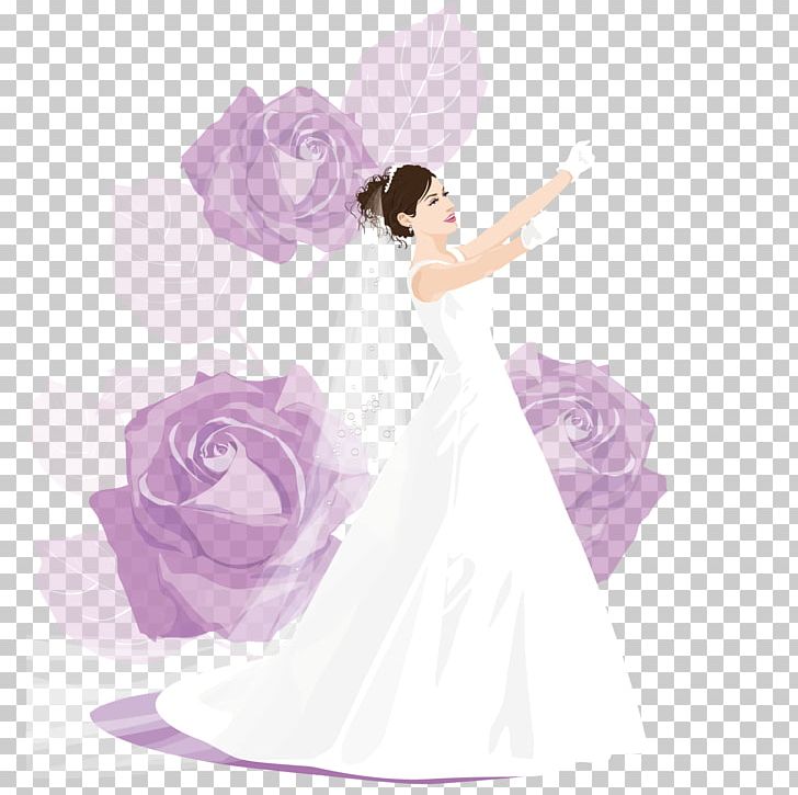 Wedding Marriage Bride Illustration PNG, Clipart, Cartoon, Design, Encapsulated Postscript, Flower, Flower Arranging Free PNG Download