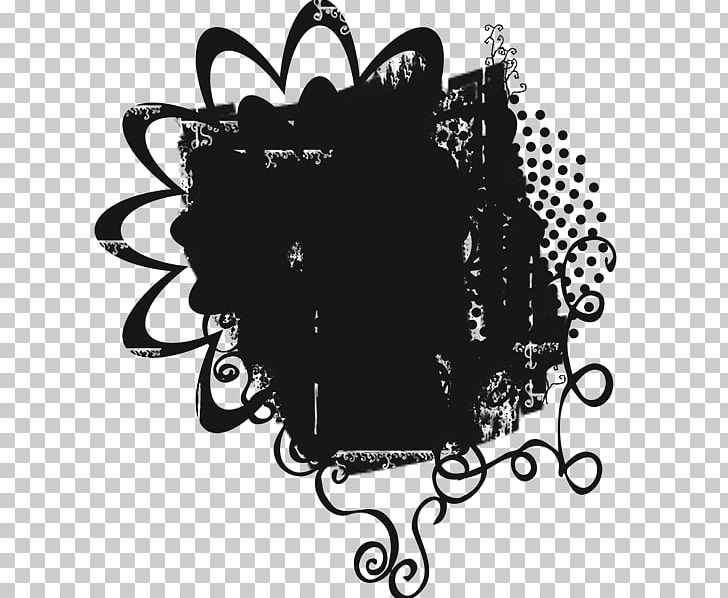 Pattern Flower Font Black M PNG, Clipart, Black, Black And White, Black M, Circle, Flower Free PNG Download
