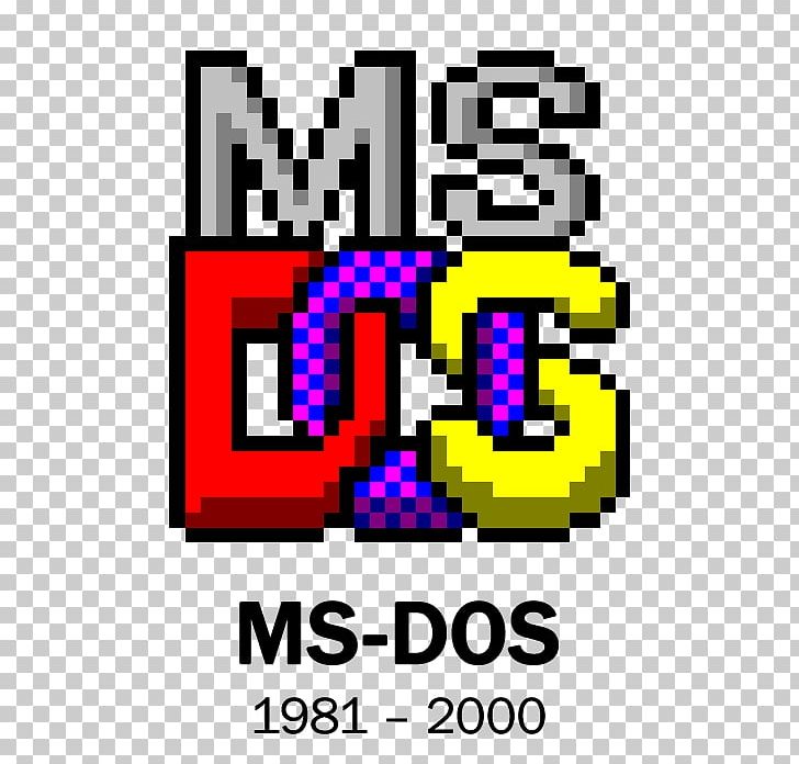 MS-DOS Microsoft Disk Operating System PNG, Clipart, Area, Art, Brand, Computer Icons, Disk Operating System Free PNG Download