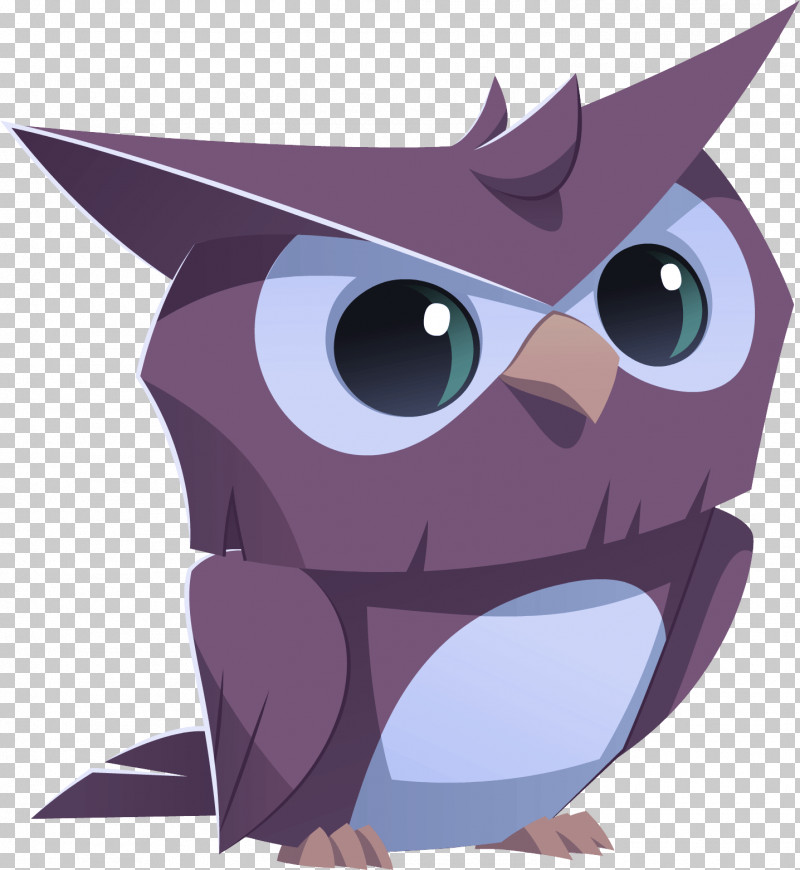 Cartoon Purple Owl Animation Snout PNG, Clipart, Animation, Cartoon, Cat, Owl, Purple Free PNG Download