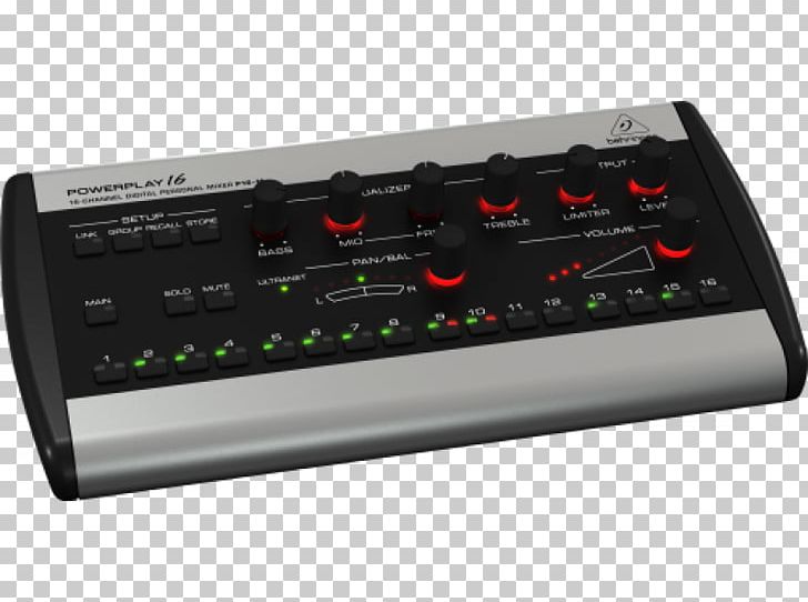 Behringer PowerPlay P16-M Audio Mixers BEHRINGER PowerPlay P16-D PNG, Clipart, Audio, Audio Equipment, Audio Receiver, Behringer Ix16, Behringer Powerplay P1 Free PNG Download