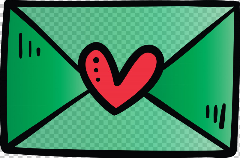 Valentines Day Heart Letter PNG, Clipart, Green, Heart, Letter, Love, Rectangle Free PNG Download