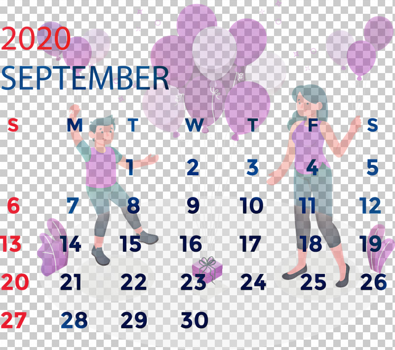 September 2020 Calendar September 2020 Printable Calendar PNG, Clipart, Calendar System, Cartoon, Daddy Dough Cafe, Love Heart Pizza, September 2020 Calendar Free PNG Download