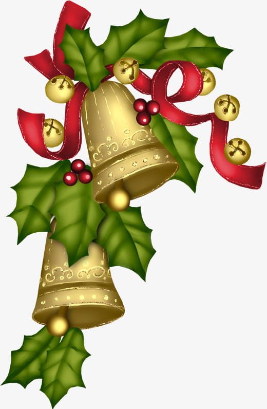 clipart christmas bells