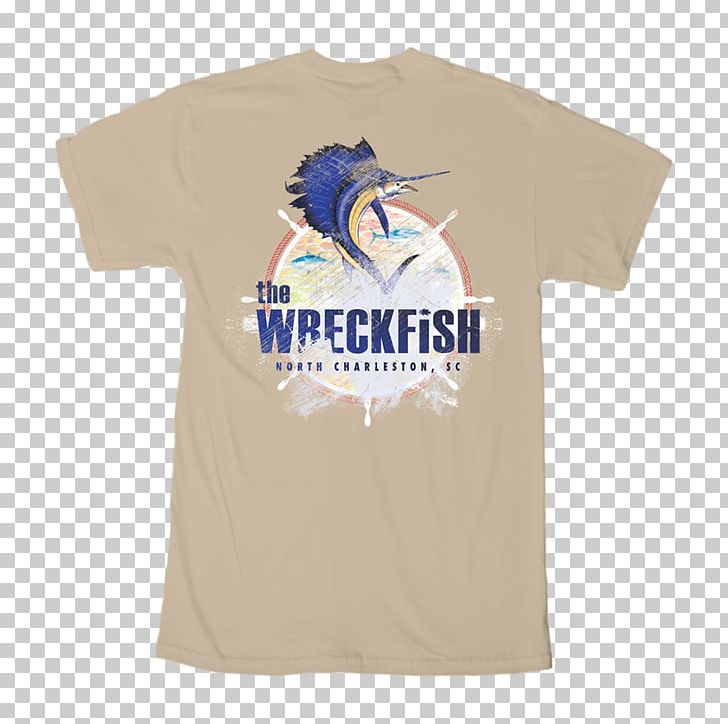T-shirt The Wreckfish Catering And Event Hall Graphic Design Logo PNG, Clipart, Blue, Brand, Clothing, Graphic Design, Logo Free PNG Download