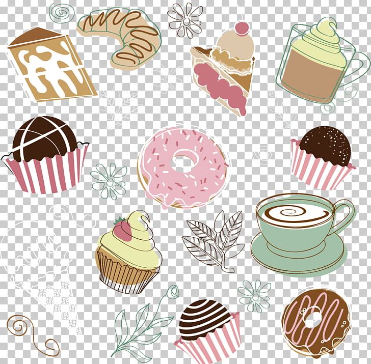 Chocolate Truffle Doughnut Chocolate Cake Petit Four Tea PNG, Clipart, Afternoon, Afternoon Vector, Baking, Baking Cup, Cake Free PNG Download