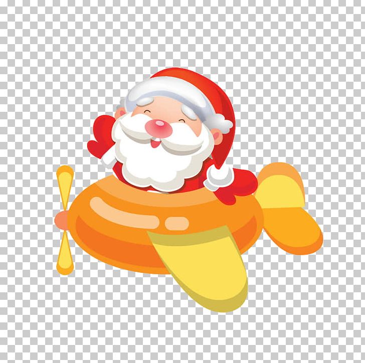 Santa Claus Airplane Christmas Icon PNG, Clipart, Airplane, Art, Cartoon, Cartoon Santa Claus, Christmas Free PNG Download